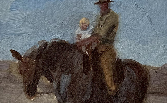 UNTITLED - Oil on PAPER, 5in x 7in